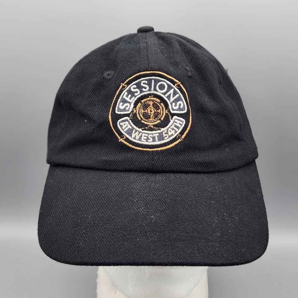VTG KC Caps Sony DVD Sessions at West 54th New York City Strapback Hat Cap Black